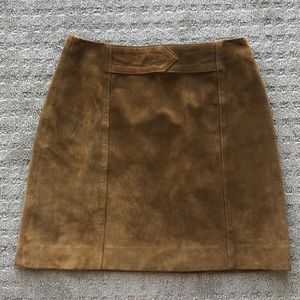 Banana Republic Vintage high Waisted Leather Skirt